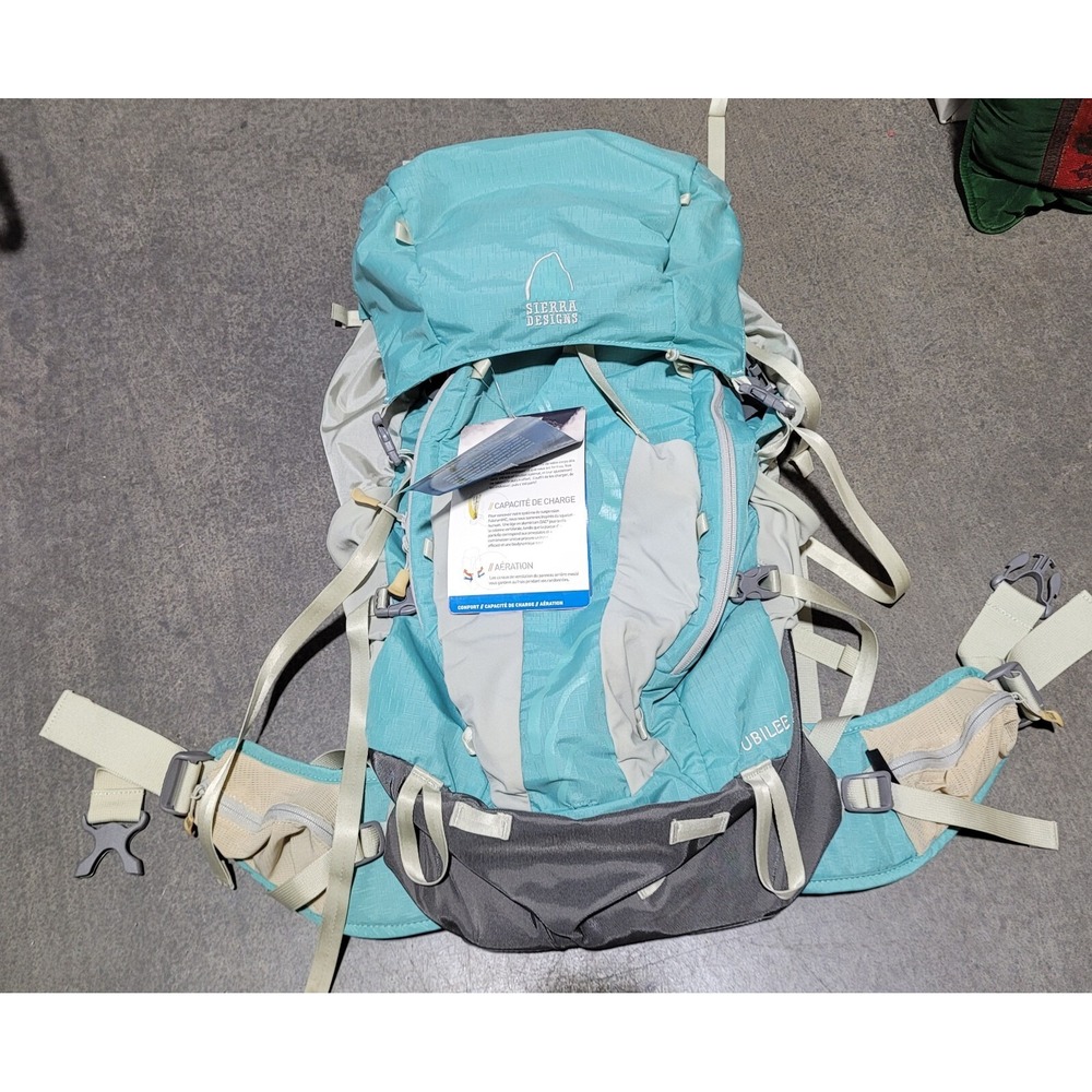 Sierra Jubliee Back Packs Nylon Teal